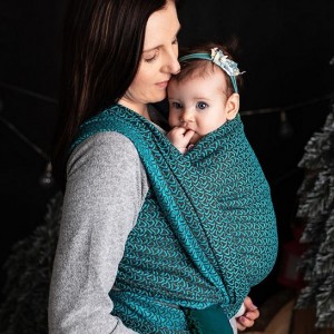 Слінг-шарф Little Hearts Turquoise Luna Dream